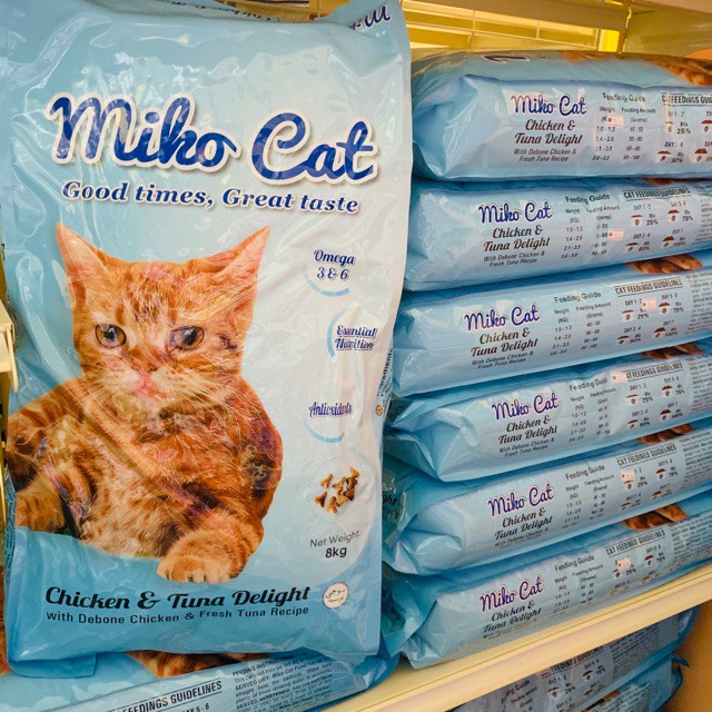 MIKO CAT FOOD CHICKEN & TUNA/ SEAFOOD /SALMON 8KG Shopee Malaysia