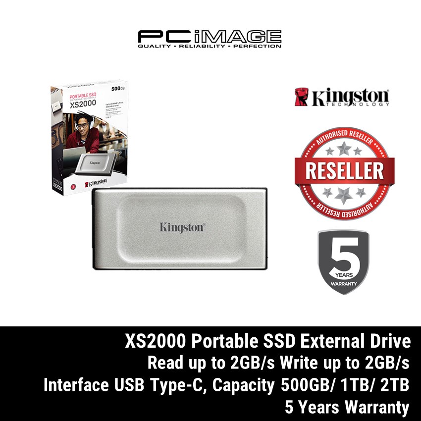 Kingston Xs2000 Portable Ssd High Performance External Drive 500gb 1tb 2tb Shopee Malaysia 1657