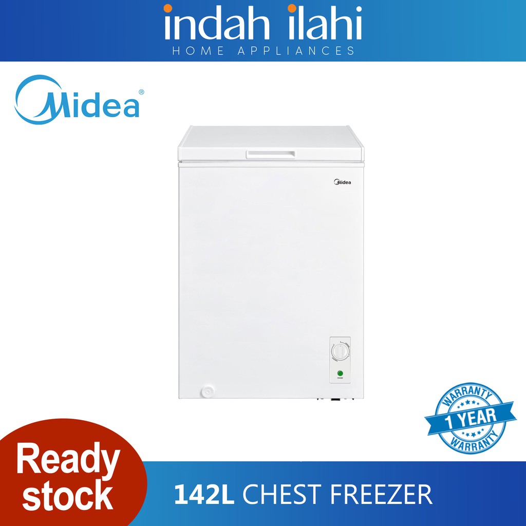 Midea Chest Freezer 185 L Wd 185w 142 L Md Rc207fzb01 Shopee Malaysia 2393