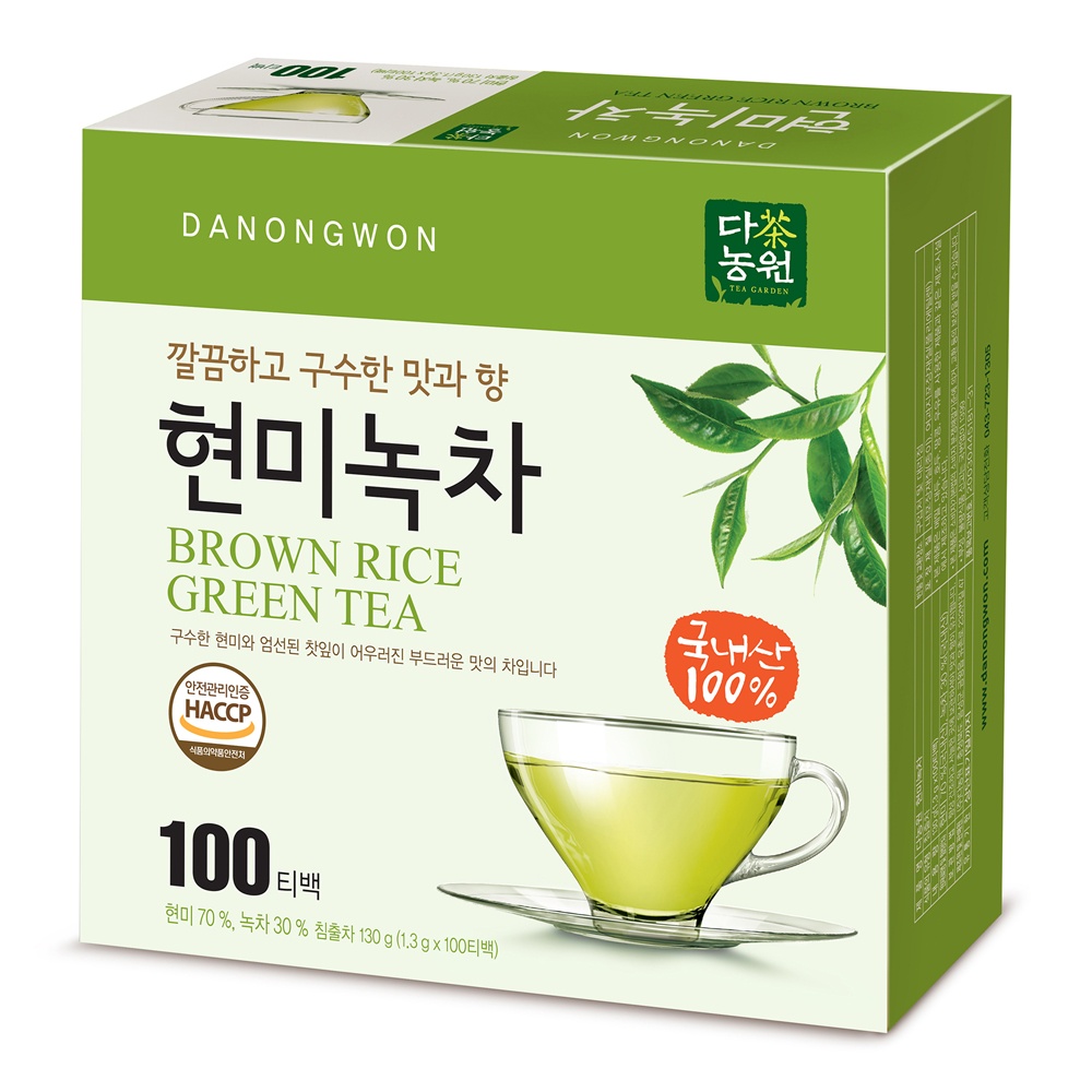 Danongwon Korean Brown Rice Green Tea 100T | Shopee Malaysia