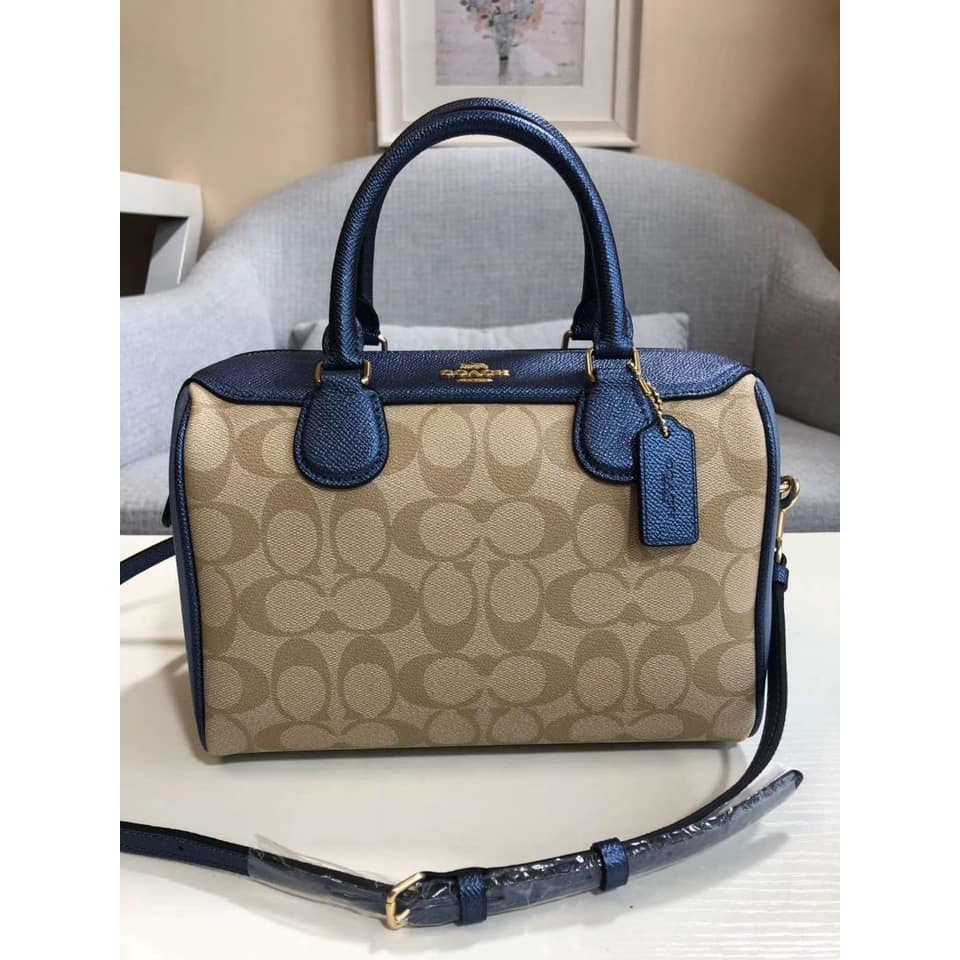 Mini bennett satchel discount in signature canvas