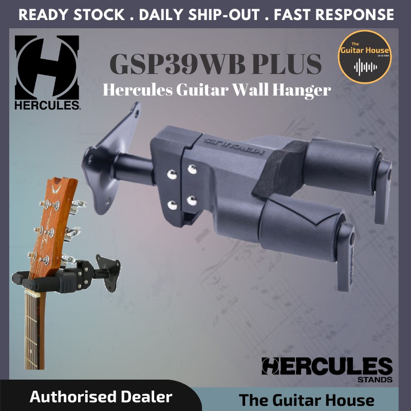 Hercules GSP39WB Plus Guitar Wall Hanger Shopee Malaysia