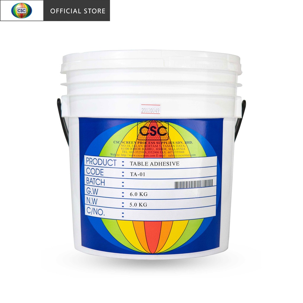 CSC Screen Printing Supply - Table Adhesive (5kg) | Shopee Malaysia