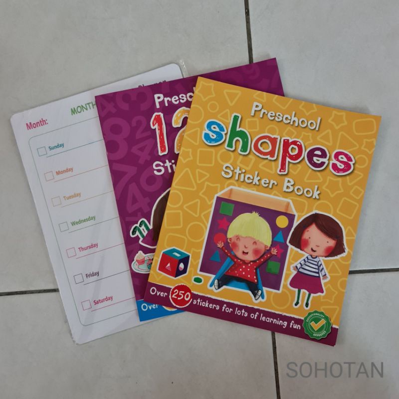Parragon Publishing Preschool 123 Sticker Activity Book For Children Age 4-6 main image 0