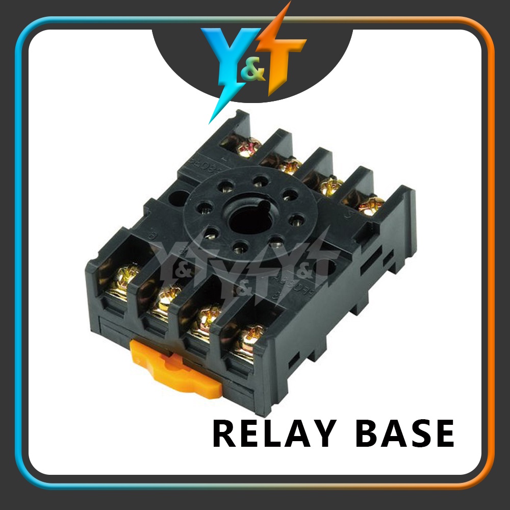 Relay base round type 8 pin PF 083A, 11 pin PF 113A | Shopee Malaysia