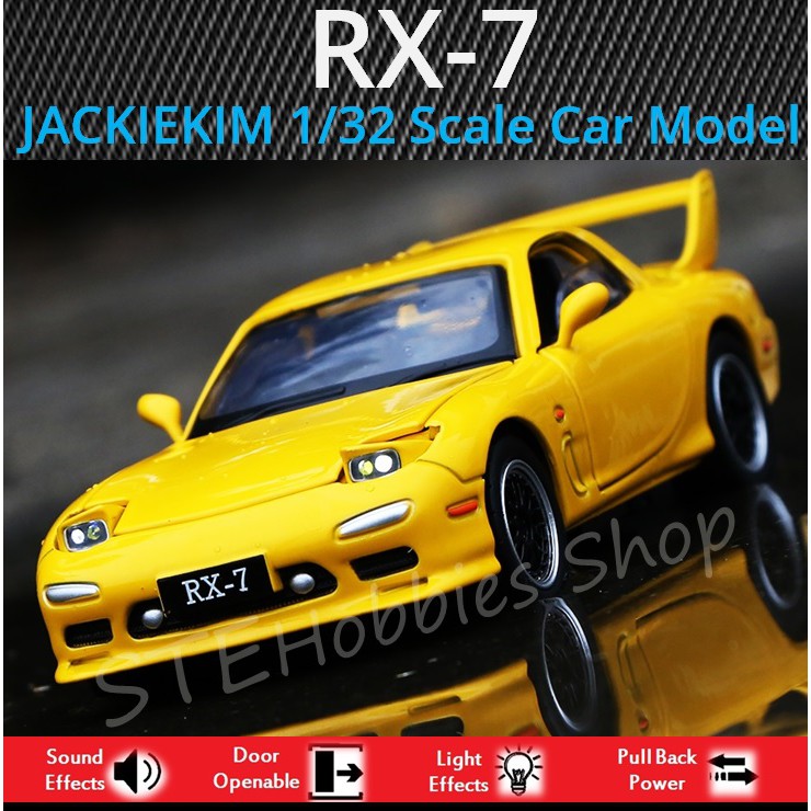 STE8 :Mazda RX-7 1:32 Scale Metal Car Model Die-cast Toys (JKM ...
