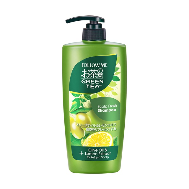 Follow Me Green Tea Shampoo Scalp Fresh 650ml Shopee Malaysia