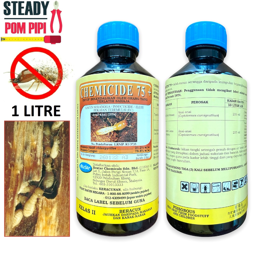 CHEMICIDE 75+ / CHEMICIDE / TERMITE PEST CONTROL / UBAT ANAI ANAI / 白蚁