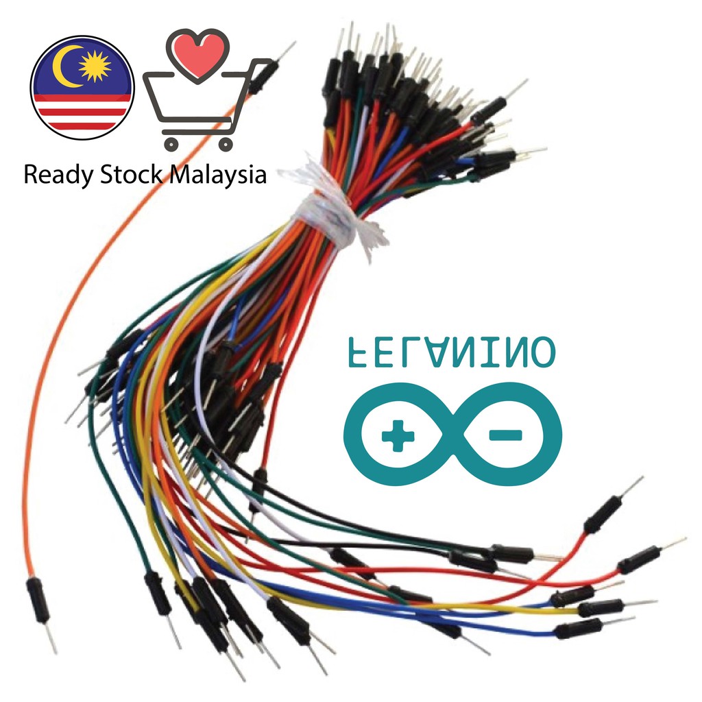 Jumper Wire kit malemale for Solderless Breadboard Shopee Malaysia