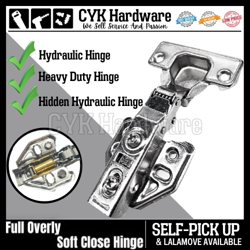 5/8" Heavy Duty Full Overlay Hydraulic Kitchen Furniture Soft