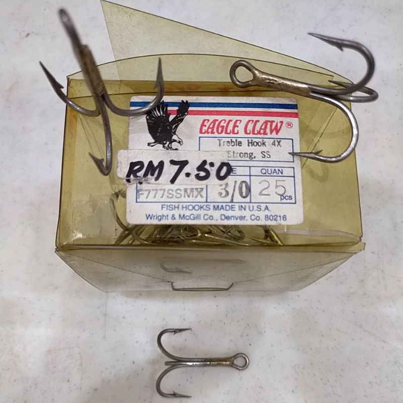 Anzuelo triple Fox Rage Strike Point Treble Hook - Leurre de la pêche