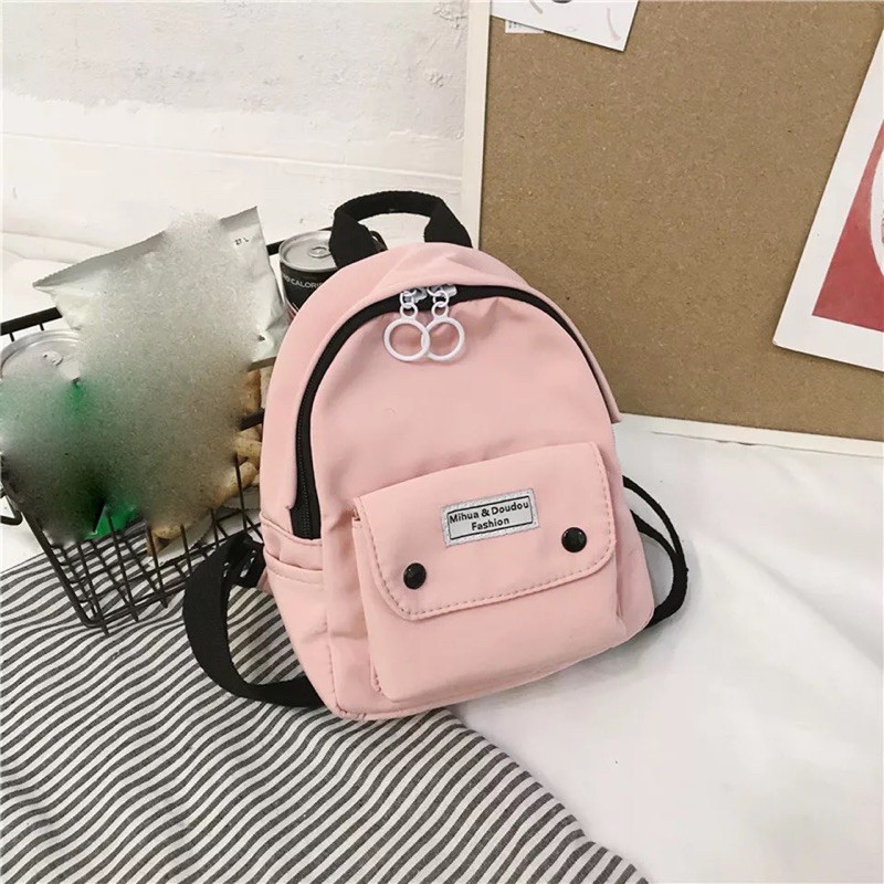 Korean MINI BACKPACK BP Canvas BACKPACK/Small SIZE Bag Shopee Malaysia