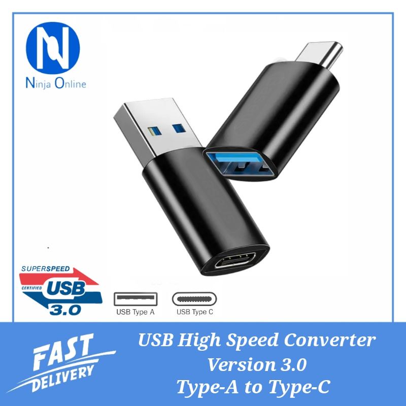 USB High Speed Version 3.0 Converter ( USB Type A Male to USB Type C