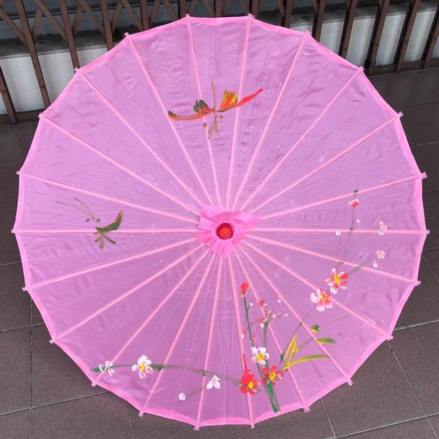 [READY STOCK]Traditional BabaNyonya Paper Umbrella Decor Payung Baba