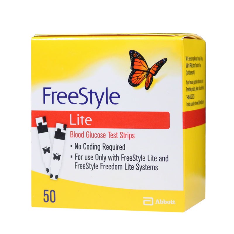 Abbott Freestyle Freedom Lite Test Strips 10's/25's/50's