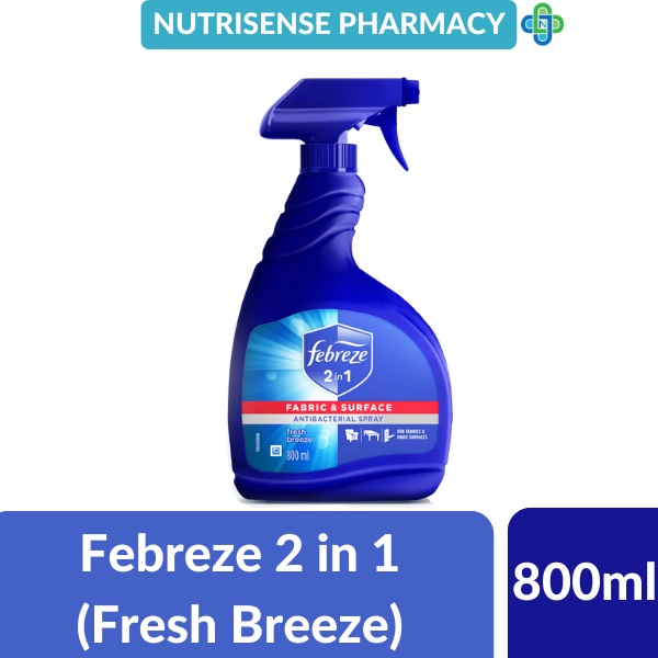 Febreze 2in1 Antibacterial Disinfectant Fresh Breeze (800 ml