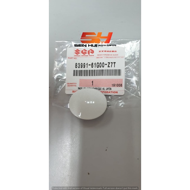 Suzuki Swift HOLE PLUG roof spoiler 8399161G00Z7T Genuine Part