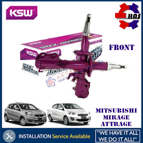 Mitsubishi Attrage Mirage KSW Shock Absorber Kshowa Heavy Duty Absorber ...