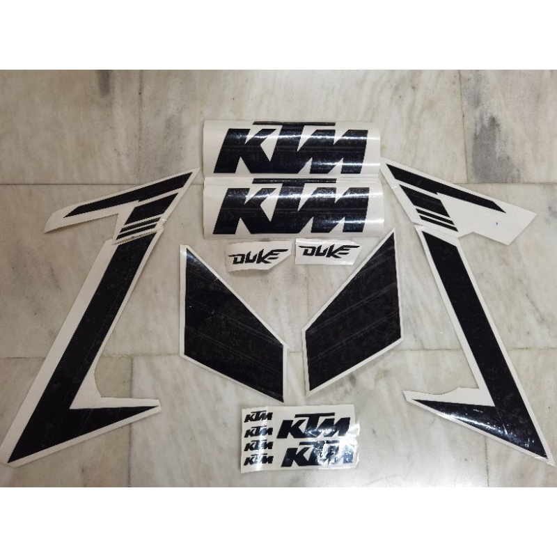 KTM RC Full set decal vinly sticker original oracal 🇩🇪 Shopee