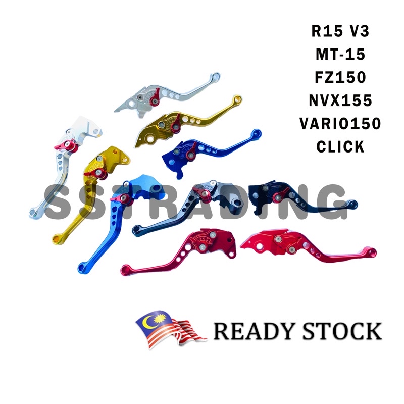 ALLOY CLUTCH LEVER BRAKE LEVER R15 V3 MT15 FZ150 NVX155 VARIO150 CLICK