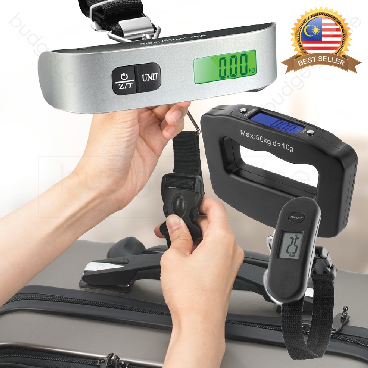 40KG/88lbs Digital Luggage Scale with Hook Portable LCD Backlit