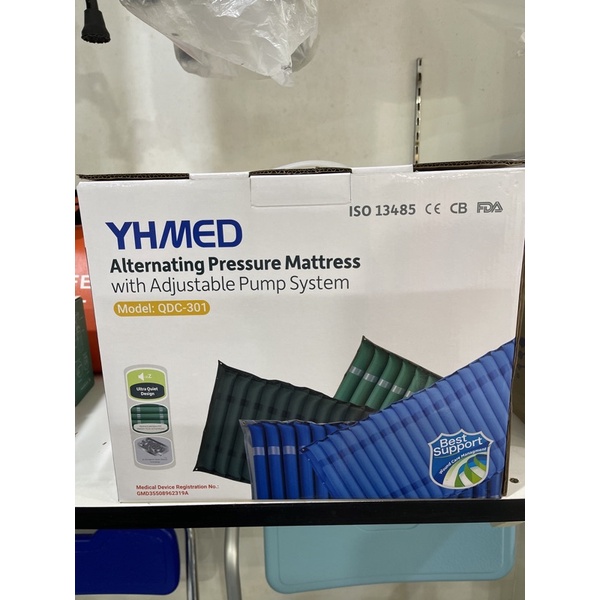 YHMED Alternating Pressure Ripple Mattress Tubular Type with Pump QDC