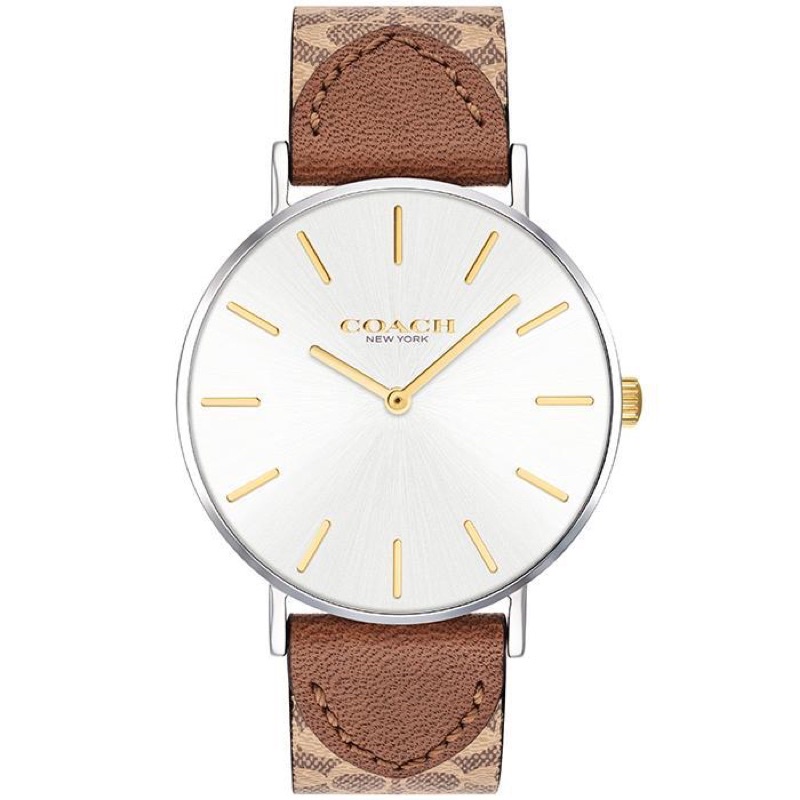 COACH PERRY BROWN & KHAKI Women's Watch (14503121) | Shopee Malaysia