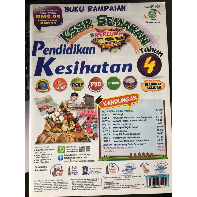 Buku Latihan Pendidikan Kesihatan Tahun 4 Kssr | Shopee Malaysia