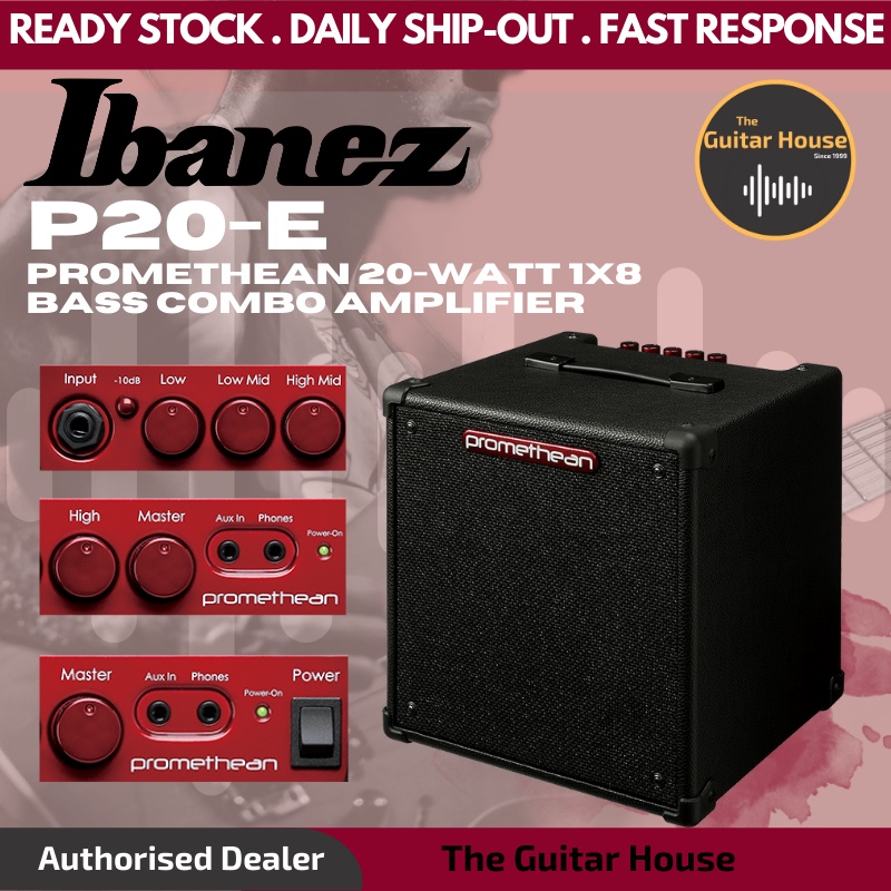 Combo Ibanez P20-n Promethean Para Bajo Eléctrico 20w 1x8 | Envío gratis