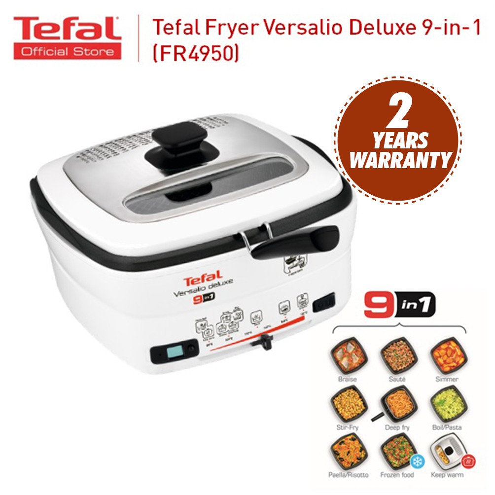 Malaysia VERSALIO 9IN1 (FR4950) Shopee TEFAL FRYER | DELUXE