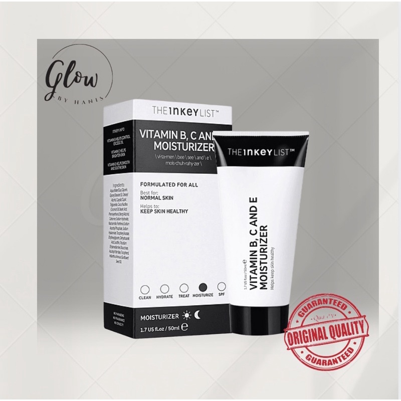THE INKEY LIST THE INKEY LIST VITAMIN B, C AND E MOISTURIZER (50ML