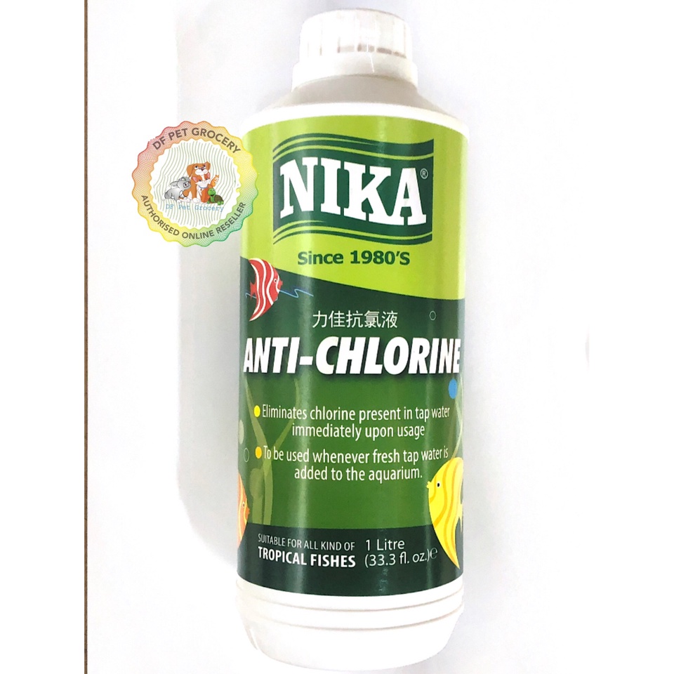 NIKA Anti Chlorine 1Litre Aquarium Fish Anti Chorine Shopee Malaysia
