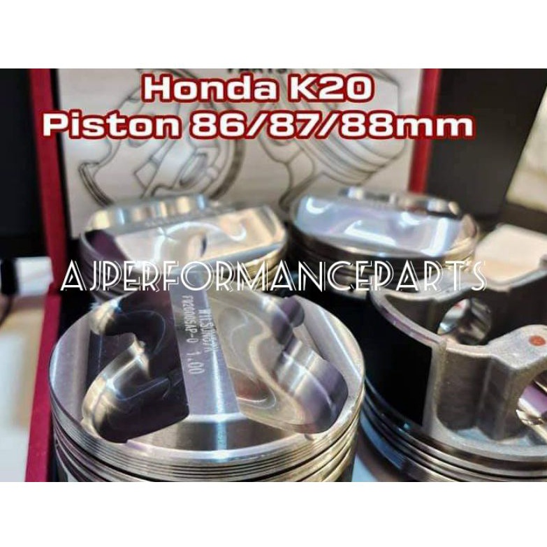 HONDA K20 WILSON ENGINEERING HIGH COMPRESSION PISTON Shopee