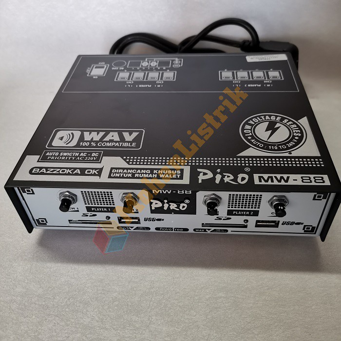 MESIN CHANEL Mw888 Piro Swallow Ampli Machine 4channel 2 Player AC DC ...