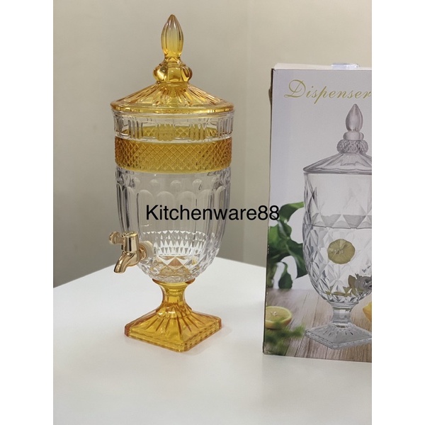 Bekas Air kaca Juice Dispenser Gold Have Have Murah 🔥🔥🔥 | Shopee Malaysia