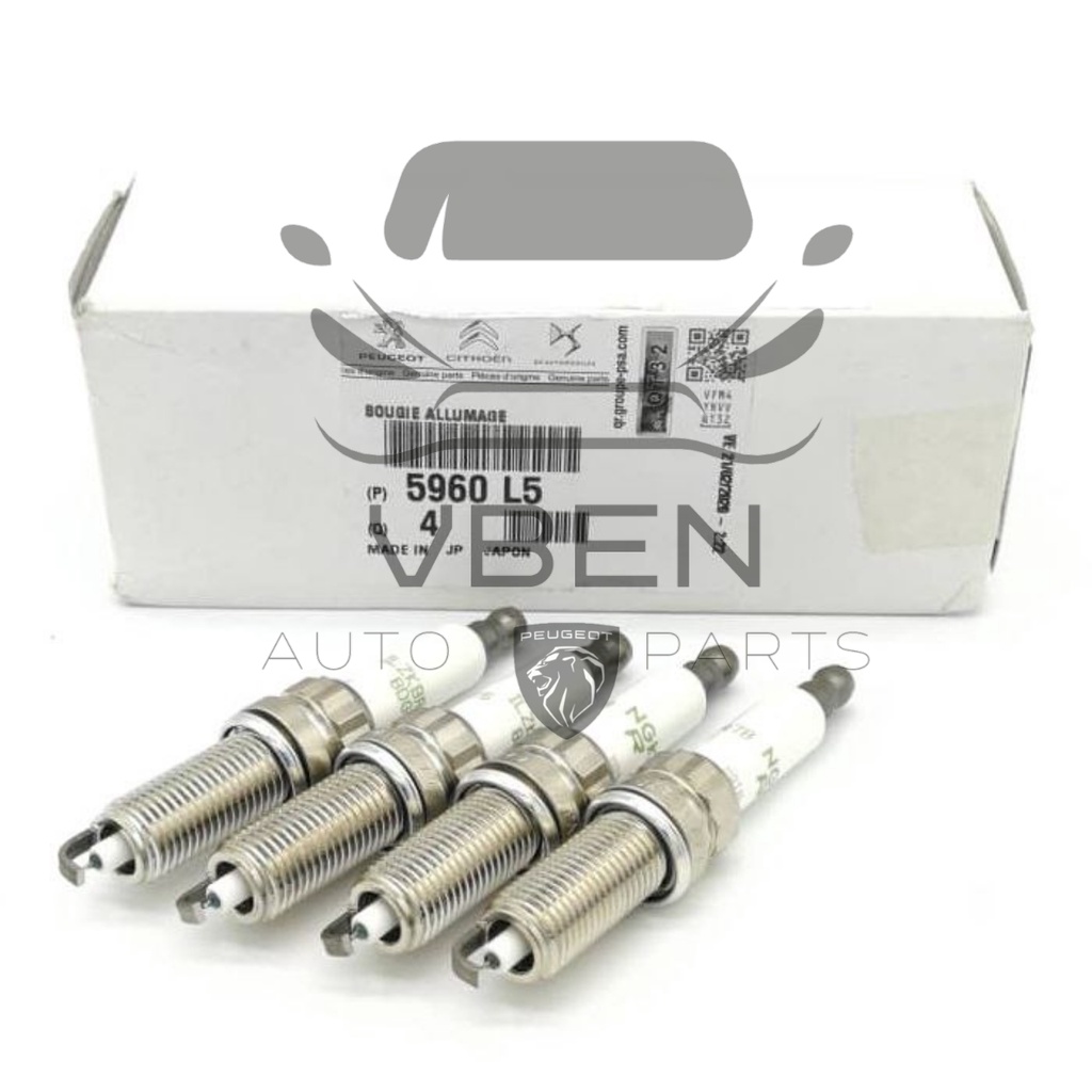 Iridium Spark Plug For Peugeot 208GTI 308 408 508 3008 5008 RCZ Citroen