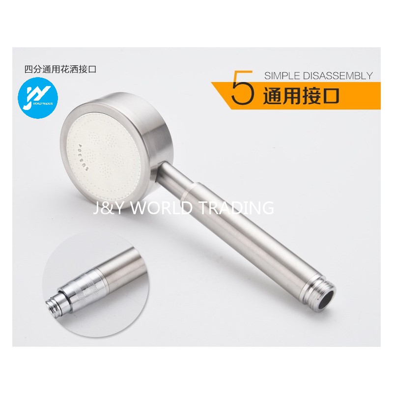 SUS 304 Stainless Steel High Pressure Bathroom Round Handheld Rain ...