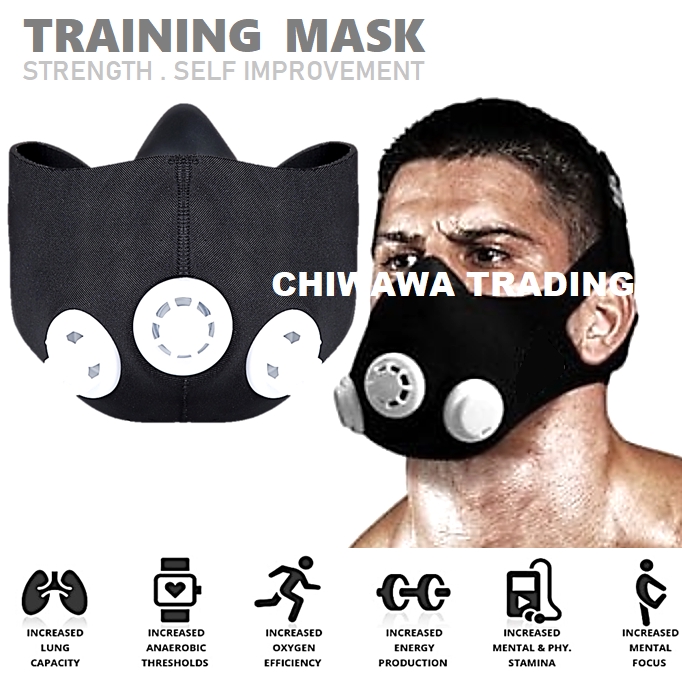 Workout Mask for Breathing Resistance Running Biking Fitness