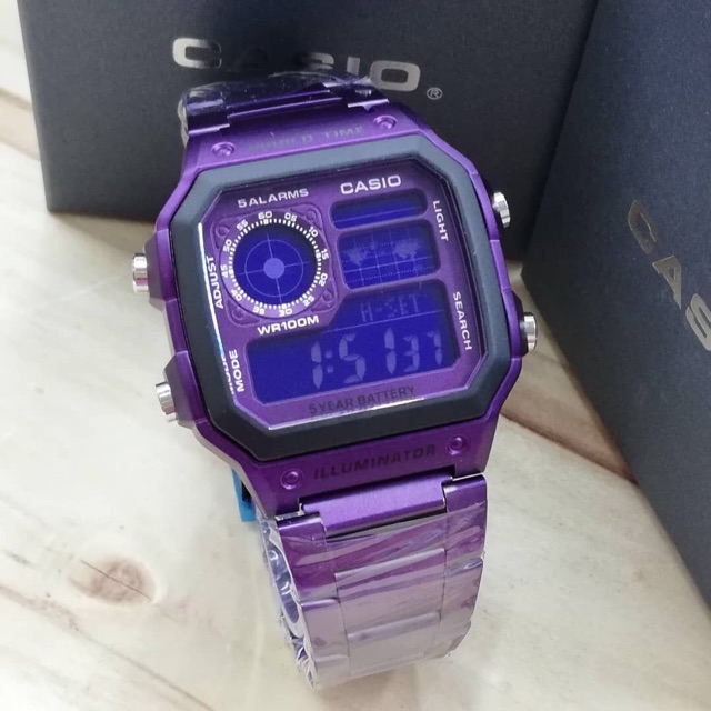 Casio hotsell illuminator purple