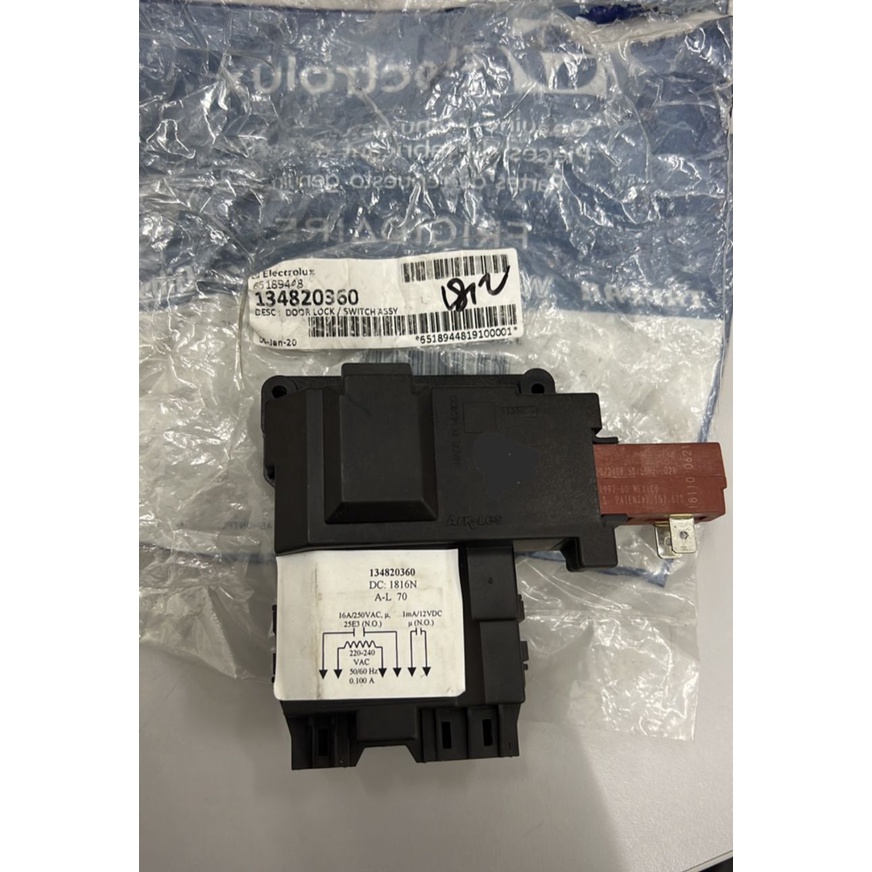 ELECTROLUX Washing Machine Door Lock (134820360) Shopee Malaysia