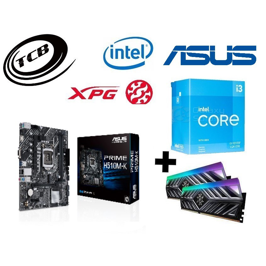 MOTHERBOARD ASUS PRIME H510M-K/PENTIUM G6405 LGA1200 COMBO BUNDLE