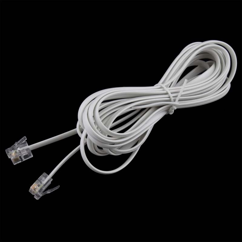 MKR 1m 1.5m 2m 3m 5m 10m 15m 20m 25m 30 Meter RJ11 6P4C Home Office ...
