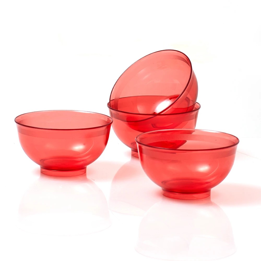 💜💜 Tupperware Coral Bloom Crystalline Bowl Set of 4 Mangkuk 💜💜 | Shopee ...