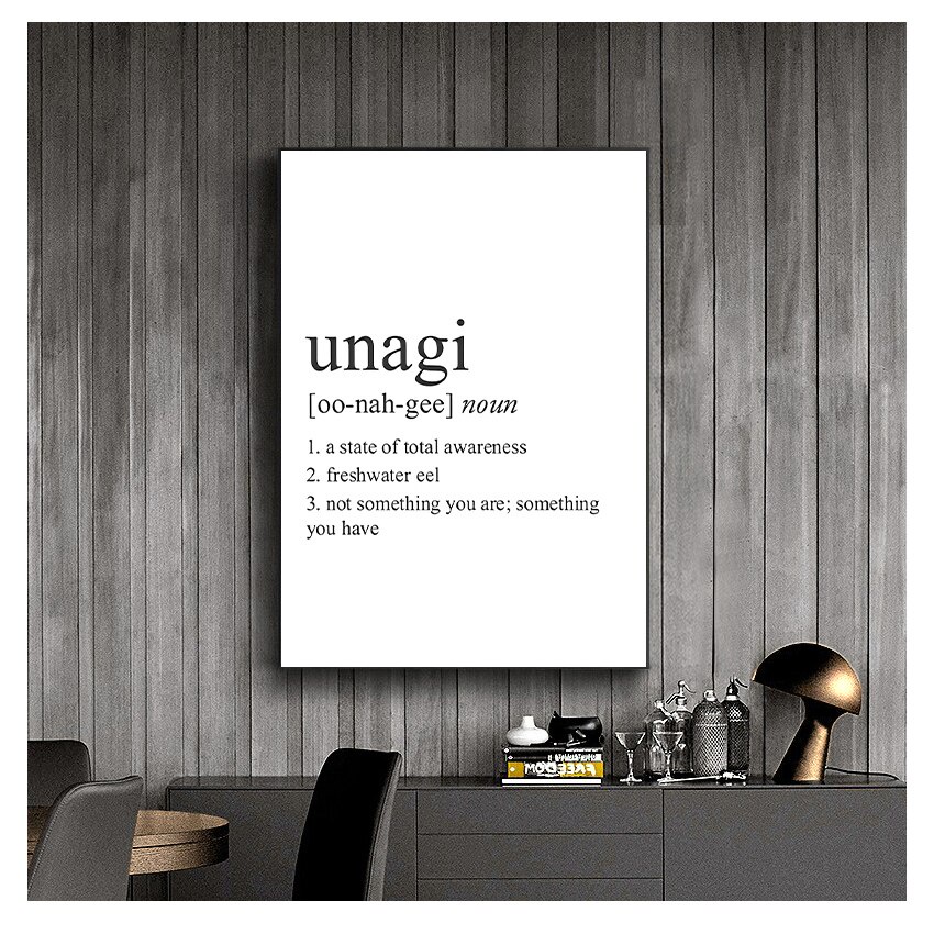 Friends Tv Show Poster Unagi Dictionary Typography Wall Art Canvas ...