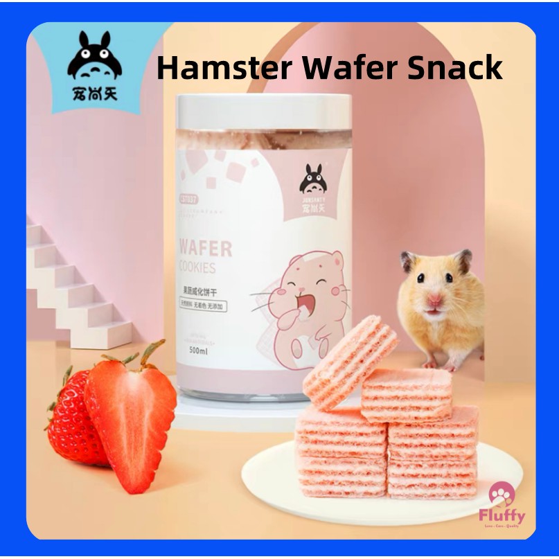 Hamster Fruit Wafer Cookies Snack Food Makanan Ringan Wafer