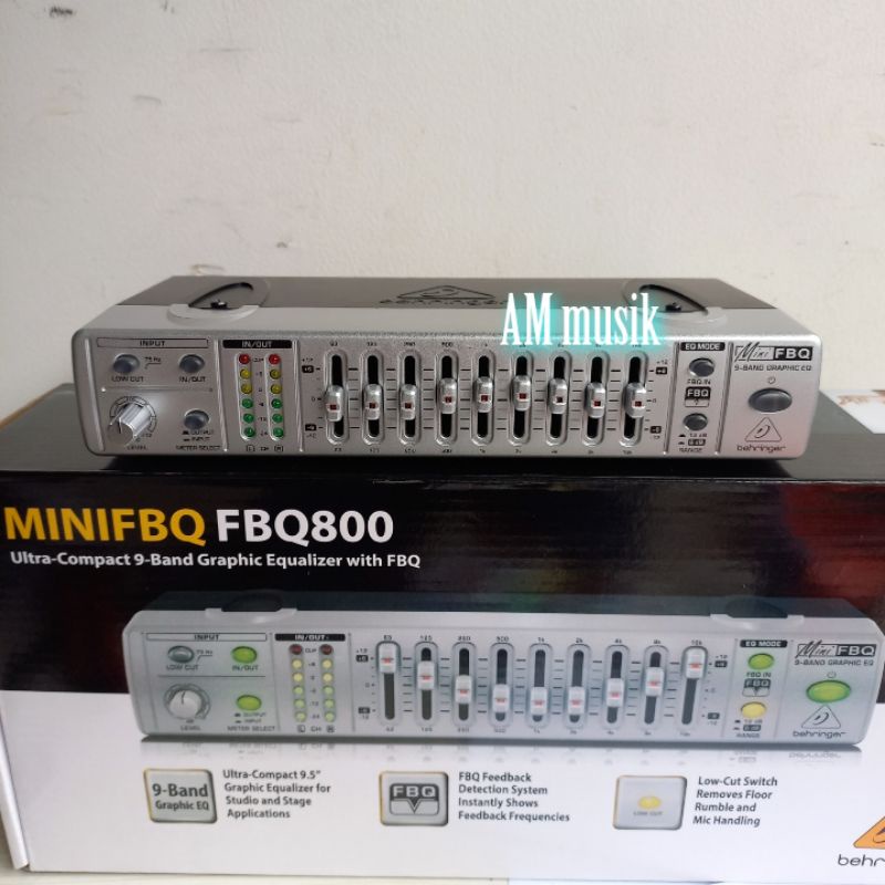 Behringer MINIFBQ FBQ800 MINI EQUALIZER FBQ 800 | Shopee Malaysia