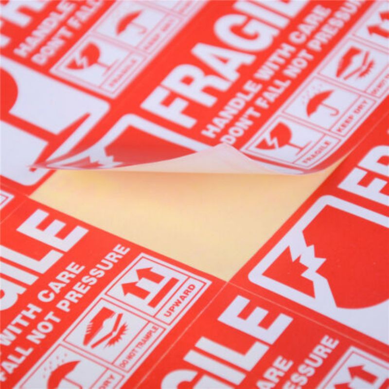(SHIP DAILY ) Fragile Sticker 9cm x 5cm | Shopee Malaysia