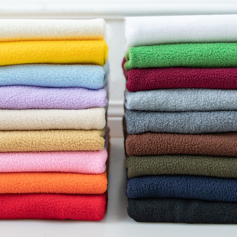 Soft Short plush Polar fleece Cloth Handwork DIY Doll Clothes Fabric