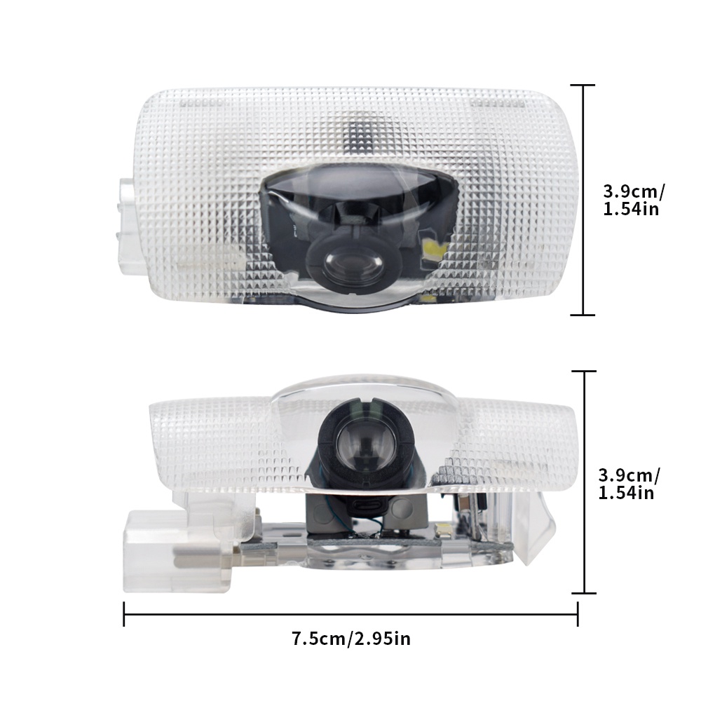 xps 2pcs GR Sport Courtesy Welcome Light Car Door Warning Light For ...
