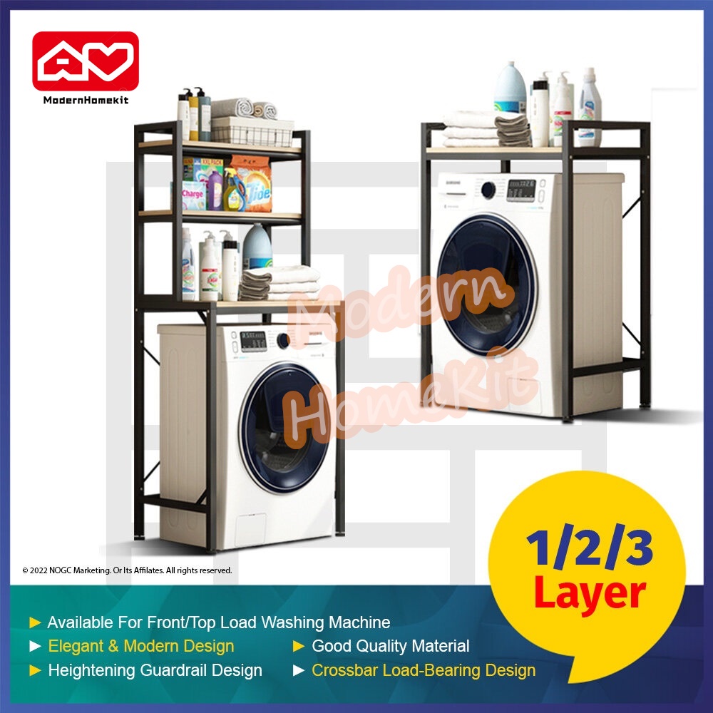 BIG Washing Machine & Bathroom Shelf Rack/Rak Mesin Basuh/Rak Tandas 3 ...
